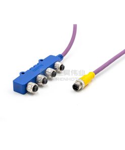 Alternative view of NMEA2000 4-way Splitter Micro-C Cable