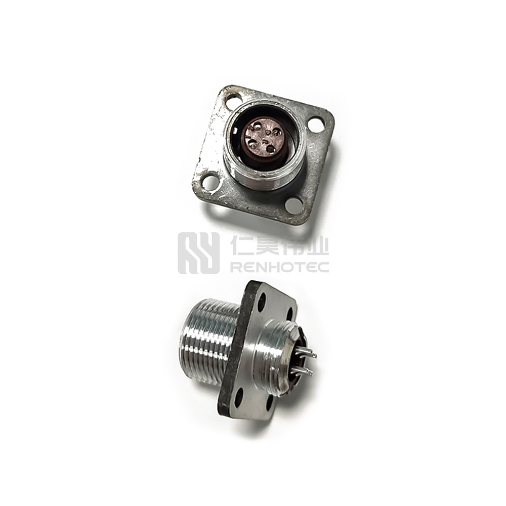 2PM-14 Series 4Pin Female Panel Socket - 2РМТ14Б4Г1В1В