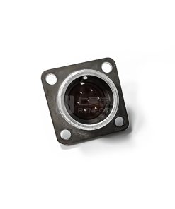 2PM-18 Series 7Pin Male Panel Socket with Gold Plated Pin - 2РМТ18Б7Ш1А1В
