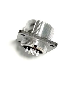 Alternative view of 2PM-22 Series 10Pin Male Panel Socket - 2РМТ22Б10Ш1В1В