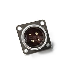 2PM-22 Series 4Pin Male Panel Socket with Gold Plated Pin - 2РМТ22Б4Ш3А1В