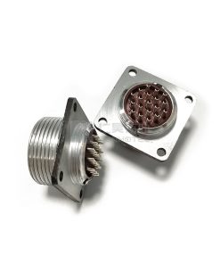Alternative view of 2PM-24 Series 19Pin Female Panel Socket - 2РМТ24Б19Г1В1В