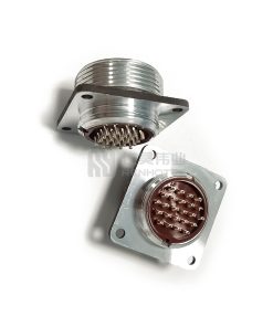 Alternative view of 2PM-27 Series 24Pin Female Panel Socket - 2РМТ27Б24Г1В1В