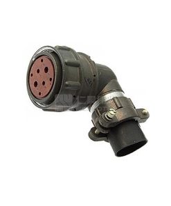 2PM-30 Series 8Pin Female Angled Cable Plug Unshielded - 2РМДТ30КУН8Г7В1В